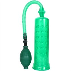 Pump Worx Silicone Power Pump - Green Sex Toy Pump Worx Silicone Power Pump - Green Sex Toy
