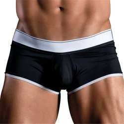 Apollo Mesh Boxer With Cock Ring - Black - Large/X-Large Sex Toy Apollo Mesh Boxer With Cock Ring - Black - Large/X-Large Sex Toy