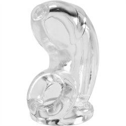 Atomic Jock Cock Lock Chastity With Cock Ring - Clear Sex Toy Atomic Jock Cock Lock Chastity With Cock Ring - Clear Sex Toy