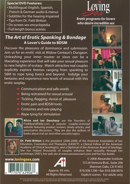 Art Of Erotic Spanking And Bondage The A Lovers Guide To Bdsm Adult