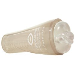 Topco Release Deep Throat Vibrating CyberSkin Stroker - Clear Sex Toy Topco Release Deep Throat Vibrating CyberSkin Stroker - Clear Sex Toy