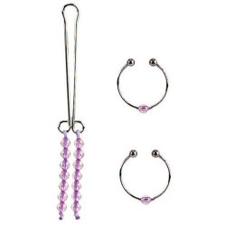 Nipple & Clitoral Non Piercing Body Jewelry - Amethyst Sex Toy Nipple & Clitoral Non Piercing Body Jewelry - Amethyst Sex Toy