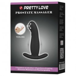 Pretty Love - Eudora Prostate Massager - 7 Function - Black Sex Toy Pretty Love - Eudora Prostate Massager - 7 Function - Black Sex Toy