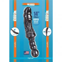 The Warden 14" Double Ended Insertable Pleaser Sex Toy The Warden 14" Double Ended Insertable Pleaser Sex Toy
