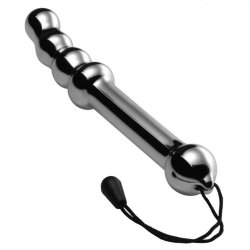 Chrome Dipped Glass Pleasure Probe Sex Toy Chrome Dipped Glass Pleasure Probe Sex Toy