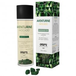 EXSENS of Paris Organic Massage Oil w/Stones - Aventurine Avacado Sex Toy EXSENS of Paris Organic Massage Oil w/Stones - Aventurine Avacado Sex Toy