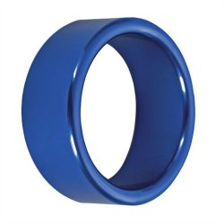 TitanMen: Metal Cock Ring Xtra Thick - Size: 40 mm - Blue Sex Toy TitanMen: Metal Cock Ring Xtra Thick - Size: 40 mm - Blue Sex Toy