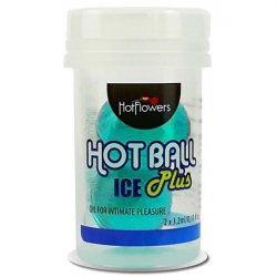 Hot Balls Plus - Ice - 2 Lube Balls Sex Toy Hot Balls Plus - Ice - 2 Lube Balls Sex Toy