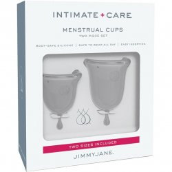 JimmyJane: Intimate Care Menstrual Cups - Clear Sex Toy JimmyJane: Intimate Care Menstrual Cups - Clear Sex Toy