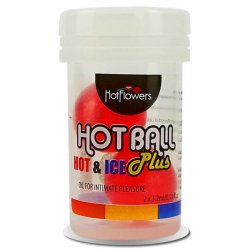 Hot Balls Plus - Hot & Ice - 2 Lube Balls Sex Toy Hot Balls Plus - Hot & Ice - 2 Lube Balls Sex Toy
