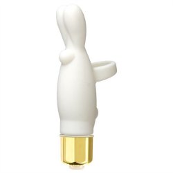 Wonderland: Mini White Wabbit Massager Sex Toy Wonderland: Mini White Wabbit Massager Sex Toy