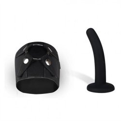 Lux Fetish Thigh Harness With Dildo Sex Toy Lux Fetish Thigh Harness With Dildo Sex Toy