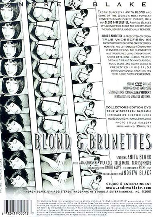 Back cover of Blond And Brunettes