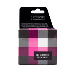 Sir Richard's Condoms - Pleasure Dots - 3 pk Sex Toy Sir Richard's Condoms - Pleasure Dots - 3 pk Sex Toy