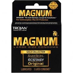 Trojan Magnum Gold Collection Large Size Condom - 3 pack Sex Toy Trojan Magnum Gold Collection Large Size Condom - 3 pack Sex Toy