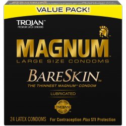Trojan Magnum Bareskin - 24 Pack Sex Toy Trojan Magnum Bareskin - 24 Pack Sex Toy
