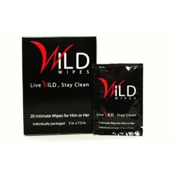 Wild Wipes - 20 pack Sex Toy Wild Wipes - 20 pack Sex Toy