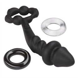 Cloud 9 Pro Sensual - Curved Prostate Massager - Extra Long - Black Sex Toy Cloud 9 Pro Sensual - Curved Prostate Massager - Extra Long - Black Sex Toy