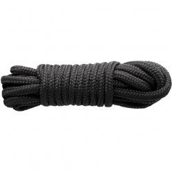 Sinful Nylon Rope 25 ft - Black Sex Toy Sinful Nylon Rope 25 ft - Black Sex Toy