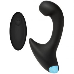 Optimale: P-Curve Wireless Remote Control Prostate Stimulator - Black Sex Toy Optimale: P-Curve Wireless Remote Control Prostate Stimulator - Black Sex Toy
