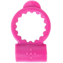 Neon Vibrating Waterproof Cockring - Pink Sex Toy Neon Vibrating Waterproof Cockring - Pink Sex Toy