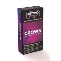 Beyond Seven: Crown Super Thin and Sensitive - 12 pk Sex Toy Beyond Seven: Crown Super Thin and Sensitive - 12 pk Sex Toy