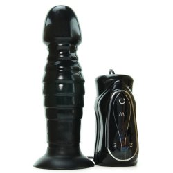 Adam & Eve Thrusting Anal Vibe - Black Sex Toy Adam & Eve Thrusting Anal Vibe - Black Sex Toy
