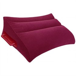 Adam & Eve Inflatable Position Pillow - Red Sex Toy Adam & Eve Inflatable Position Pillow - Red Sex Toy
