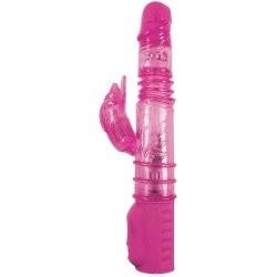 Bunnytron Thruster Vibe - Pink Sex Toy Bunnytron Thruster Vibe - Pink Sex Toy