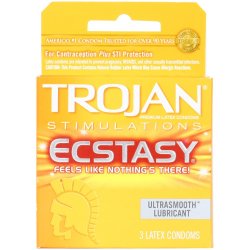 Trojan Stimulations Ecstasy Ultrasmooth - 3 Pack Sex Toy Trojan Stimulations Ecstasy Ultrasmooth - 3 Pack Sex Toy