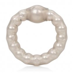 Prolong Pearl Beaded Cock Ring - Grey Sex Toy Prolong Pearl Beaded Cock Ring - Grey Sex Toy