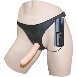 Dominant Submissive: Strap-On Ribbed Rotating Dong Sex Toy Dominant Submissive: Strap-On Ribbed Rotating Dong Sex Toy