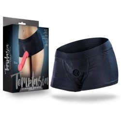 Temptasia - Harness Briefs - Large - Black Sex Toy Temptasia - Harness Briefs - Large - Black Sex Toy