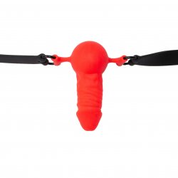 Deviant - Kink Line - STFU Cock Gag - Black& Orange Sex Toy Deviant - Kink Line - STFU Cock Gag - Black& Orange Sex Toy