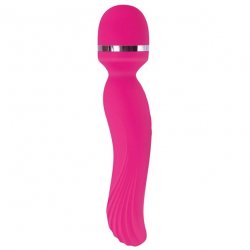 Adam & Eve Intimate Curves Rechargeable Wand - Pink Sex Toy Adam & Eve Intimate Curves Rechargeable Wand - Pink Sex Toy