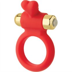 Wonderland: The Heavenly Heart Silicone C-Ring - Red Sex Toy Wonderland: The Heavenly Heart Silicone C-Ring - Red Sex Toy