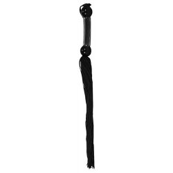 Rubber Tickler Whip - Black 14" Sex Toy Rubber Tickler Whip - Black 14" Sex Toy
