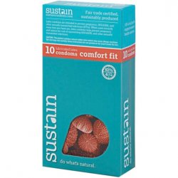 Sustain Comfort Fit Condom - 10 Pack Sex Toy Sustain Comfort Fit Condom - 10 Pack Sex Toy