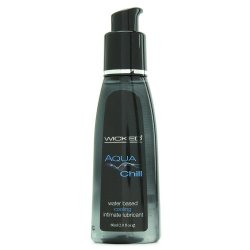 Wicked Aqua Chill Water Based Cooling Lubricant - 2 Oz. Sex Toy Wicked Aqua Chill Water Based Cooling Lubricant - 2 Oz. Sex Toy