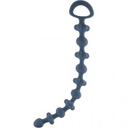 Shots Toys: Mjuze Silicone 11" Royal Chain Anal Beads - Blue Sex Toy Shots Toys: Mjuze Silicone 11" Royal Chain Anal Beads - Blue Sex Toy