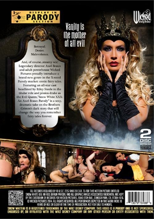 Back cover of Snow White XXX: An Axel Braun Parody