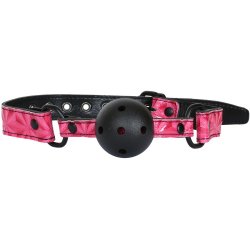 Sinful Ball Gag - Pink Sex Toy Sinful Ball Gag - Pink Sex Toy