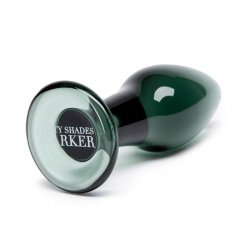 Fifty Shades Darker Collection: Something Darker Glass Pleasure Plug Sex Toy Fifty Shades Darker Collection: Something Darker Glass Pleasure Plug Sex Toy